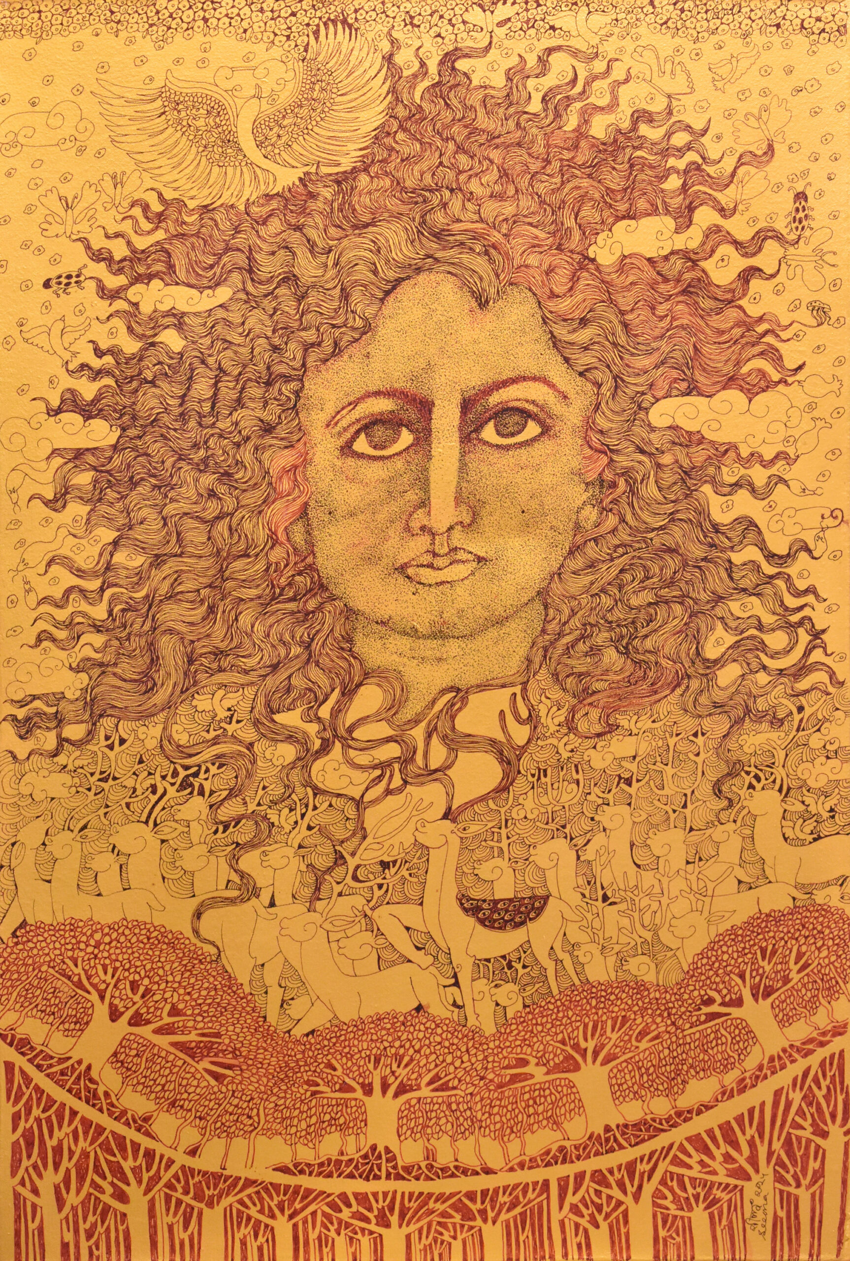 Flowing into Creation – Self Portrait